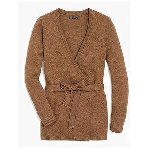 Wrap cardigan sweater